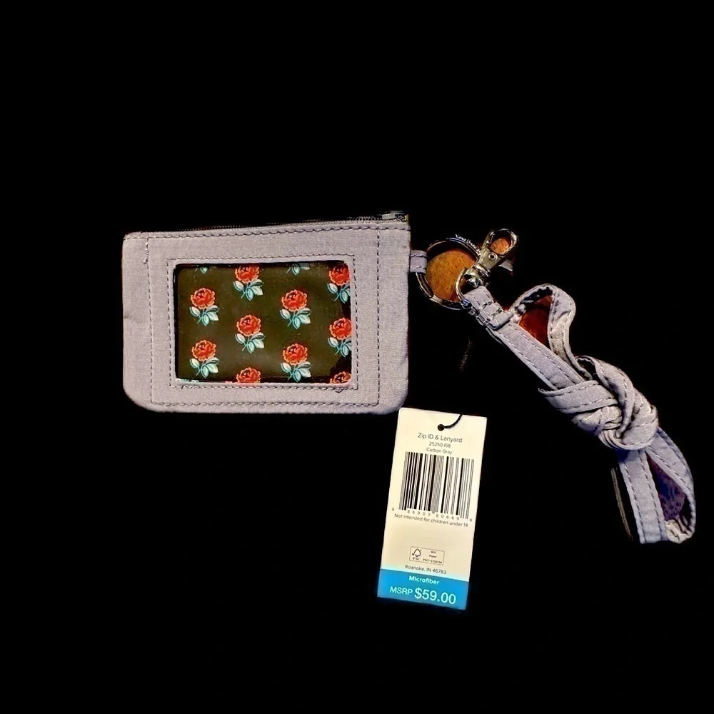 Vera Bradley Zip ID and Lanyard in Ultralight - NWT - Picture 2 of 2